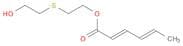 2,4-Hexadienoic acid, 2-[(2-hydroxyethyl)thio]ethyl ester, (E,E)-