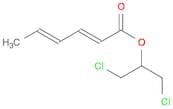 2,4-Hexadienoic acid, 2-chloro-1-(chloromethyl)ethyl ester, (E,E)-