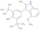 Phenol, 2,6-bis(1,1-dimethylethyl)-4-(4-methoxy-2-methyl-1H-indol-3-yl)-