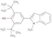 Phenol, 2,6-bis(1,1-dimethylethyl)-4-(1-methyl-1H-indol-2-yl)-