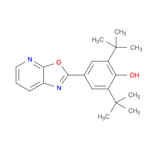 Phenol, 2,6-bis(1,1-dimethylethyl)-4-oxazolo[5,4-b]pyridin-2-yl-