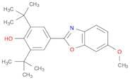 Phenol, 2,6-bis(1,1-dimethylethyl)-4-(6-methoxy-2-benzoxazolyl)-