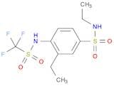 Benzenesulfonamide, N,3-diethyl-4-[[(trifluoromethyl)sulfonyl]amino]-