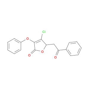 2(5H)-Furanone, 4-chloro-5-(2-oxo-2-phenylethyl)-3-phenoxy-
