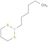 1,3,2-Dithiaborinane, 2-hexyl-