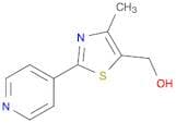 (4-Methyl-2-(pyridin-4-yl)thiazol-5-yl)methanol