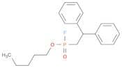 Phosphonofluoridic acid, (2,2-diphenylethyl)-, pentyl ester