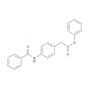Benzeneacetic acid, 4-(benzoylamino)-, phenyl ester