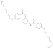 Benzoic acid, 4-(octyloxy)-, 3-[[4-(octyloxy)benzoyl]amino]phenyl ester