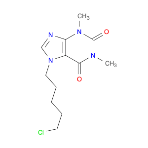 1H-Purine-2,6-dione, 7-(5-chloropentyl)-3,7-dihydro-1,3-dimethyl-