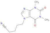 7H-Purine-7-pentanenitrile, 1,2,3,6-tetrahydro-1,3-dimethyl-2,6-dioxo-