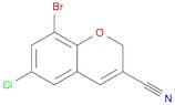8-Bromo-6-chloro-2H-chromene-3-carbonitrile