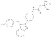 Carbamic acid,[1-[1-[(4-fluorophenyl)methyl]-1H-benzimidazol-2-yl]-4-piperidinyl]-,1,1-dimethyleth…