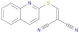 Propanedinitrile, [(2-quinolinylthio)methylene]-