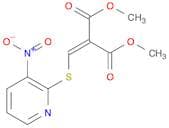 Propanedioic acid, [[(3-nitro-2-pyridinyl)thio]methylene]-, dimethyl ester