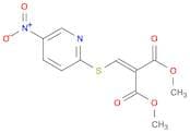 Propanedioic acid, [[(5-nitro-2-pyridinyl)thio]methylene]-, dimethyl ester