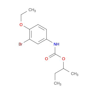Carbamic acid, (3-bromo-4-ethoxyphenyl)-, 1-methylpropyl ester