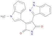 1H-Pyrrole-2,5-dione, 3-(1H-indazol-3-yl)-4-(1-methyl-1H-indol-3-yl)-