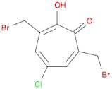 2,4,6-Cycloheptatrien-1-one, 3,7-bis(bromomethyl)-5-chloro-2-hydroxy-