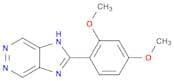 1H-Imidazo[4,5-d]pyridazine, 2-(2,4-dimethoxyphenyl)-