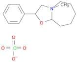 Oxazolo[3,2-a]azepinium, octahydro-4-methyl-2-phenyl-, perchlorate