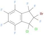 1H-Indene, 2-bromo-1,1-dichloro-2,3,3,4,5,6,7-heptafluoro-2,3-dihydro-