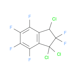 1H-Indene, 1,1,3-trichloro-2,2,4,5,6,7-hexafluoro-2,3-dihydro-