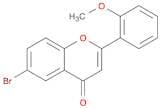 4H-1-Benzopyran-4-one, 6-bromo-2-(2-methoxyphenyl)-