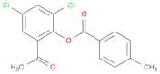 Benzoic acid, 4-methyl-, 2-acetyl-4,6-dichlorophenyl ester