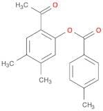 Benzoic acid, 4-methyl-, 2-acetyl-4,5-dimethylphenyl ester
