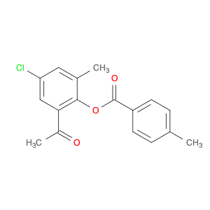 Benzoic acid, 4-methyl-, 2-acetyl-4-chloro-6-methylphenyl ester