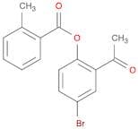 Benzoic acid, 2-methyl-, 2-acetyl-4-bromophenyl ester