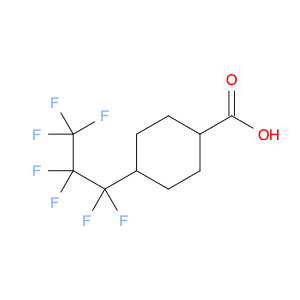 Cyclohexanecarboxylic acid, 4-(heptafluoropropyl)-