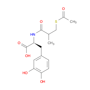 L-Tyrosine, N-[3-(acetylthio)-2-methyl-1-oxopropyl]-3-hydroxy-, (S)-