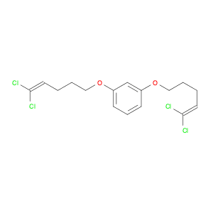 Benzene, 1,3-bis[(5,5-dichloro-4-pentenyl)oxy]-