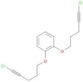 Benzene, 1,2-bis[(5-chloro-4-pentynyl)oxy]-
