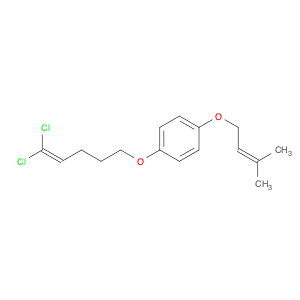 Benzene, 1-[(5,5-dichloro-4-pentenyl)oxy]-4-[(3-methyl-2-butenyl)oxy]-