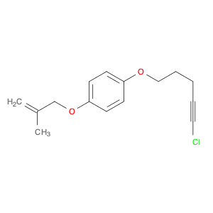 Benzene, 1-[(5-chloro-4-pentynyl)oxy]-4-[(2-methyl-2-propenyl)oxy]-