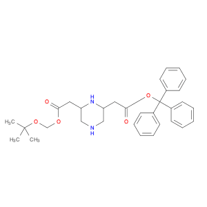 2,6-Piperazinediaceticacid, 2-[(1,1-dimethylethoxy)methyl] 6-(triphenylmethyl) ester