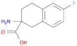 2-Amino-6-fluoro-1,2,3,4-tetrahydro-naphthalene-2-carboxylic acid