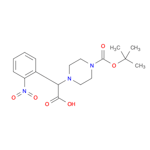 2-(4-Boc-piperazinyl)-2-(2-nitro-phenyl)acetic acid