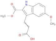 3-(5-Methoxy-2-(methoxycarbonyl)-1H-indol-3-yl)acrylic acid