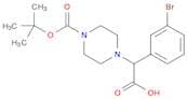 2-(4-Boc-piperazinyl)-2-(3-bromo-phenyl)-acetic acid