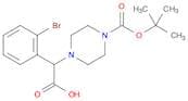 1-Piperazineaceticacid, a-(2-bromophenyl)-4-[(1,1-dimethylethoxy)carbonyl]-