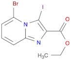 5-Bromo-3-iodo-imidazo[1,2-a]pyridine-2-carboxylic acid ethyl ester