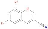 6,8-Dibromo-2H-chromene-3-carbonitrile