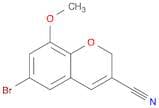 6-Bromo-8-methoxy-2H-chromene-3-carbonitrile