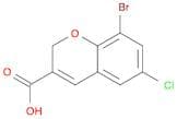 8-Bromo-6-chloro-2H-chromene-3-carboxylic acid