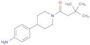 1-Butanone,1-[4-(4-aminophenyl)-1-piperidinyl]-3,3-dimethyl-