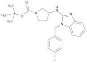 1-Pyrrolidinecarboxylicacid, 3-[[1-[(4-fluorophenyl)methyl]-1H-benzimidazol-2-yl]amino]-,1,1-dimet…